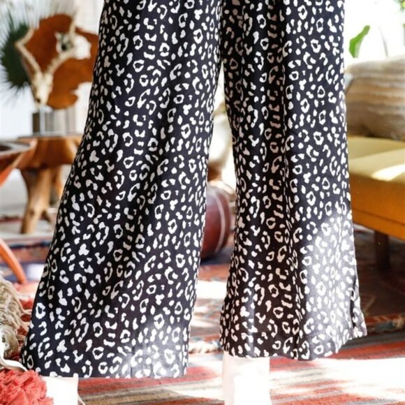 Wild Animal Print Wide Legged Pants - Picture 6 of 6